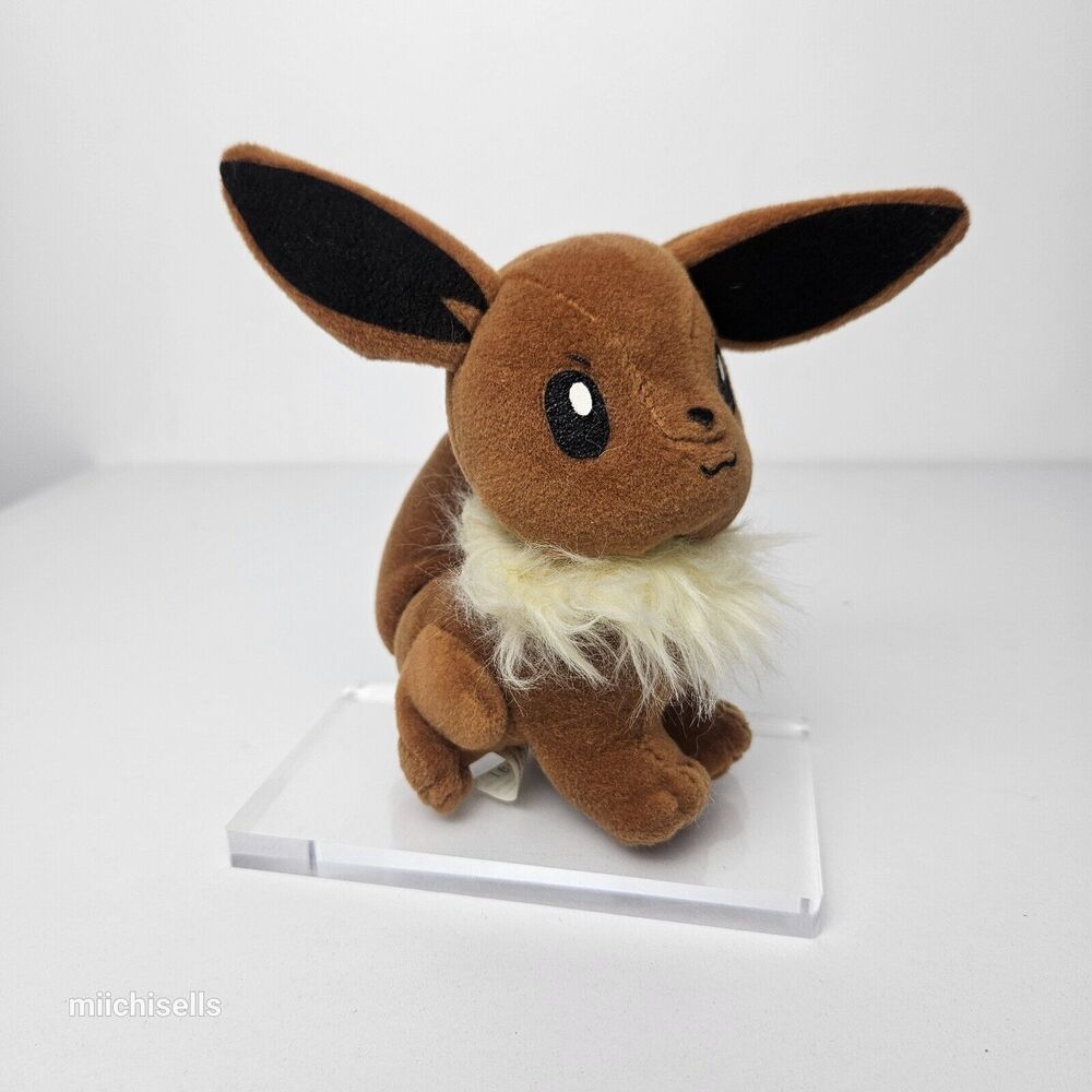 1998 Pokémon Eevee Plush Beanie Nintendo Collectible Stuffed Animal GoodCond